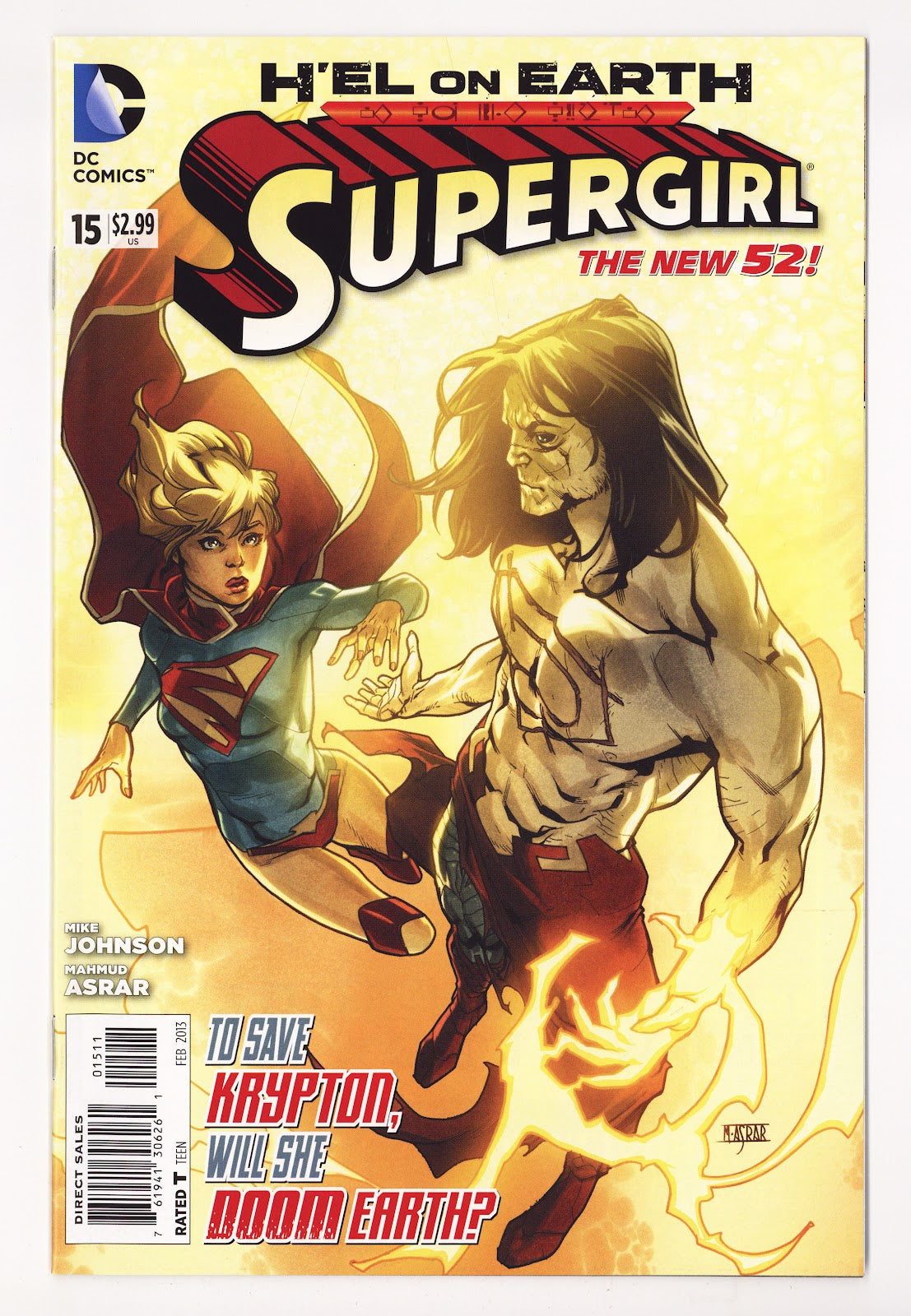 Supergirl Vol 6 15  High Grade   (2013)   Direct Sales  