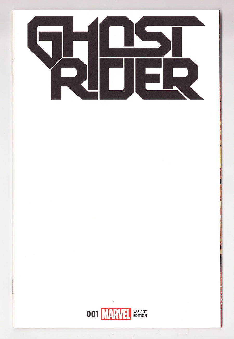 Ghost Rider Vol 7 1  VF+ (8.5)   (2017) Blank  Variant