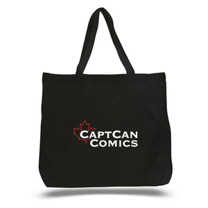 CaptCan Comics Canvas Tote Black