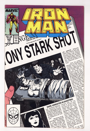 Iron Man Vol 1 243  High Grade   (1989)