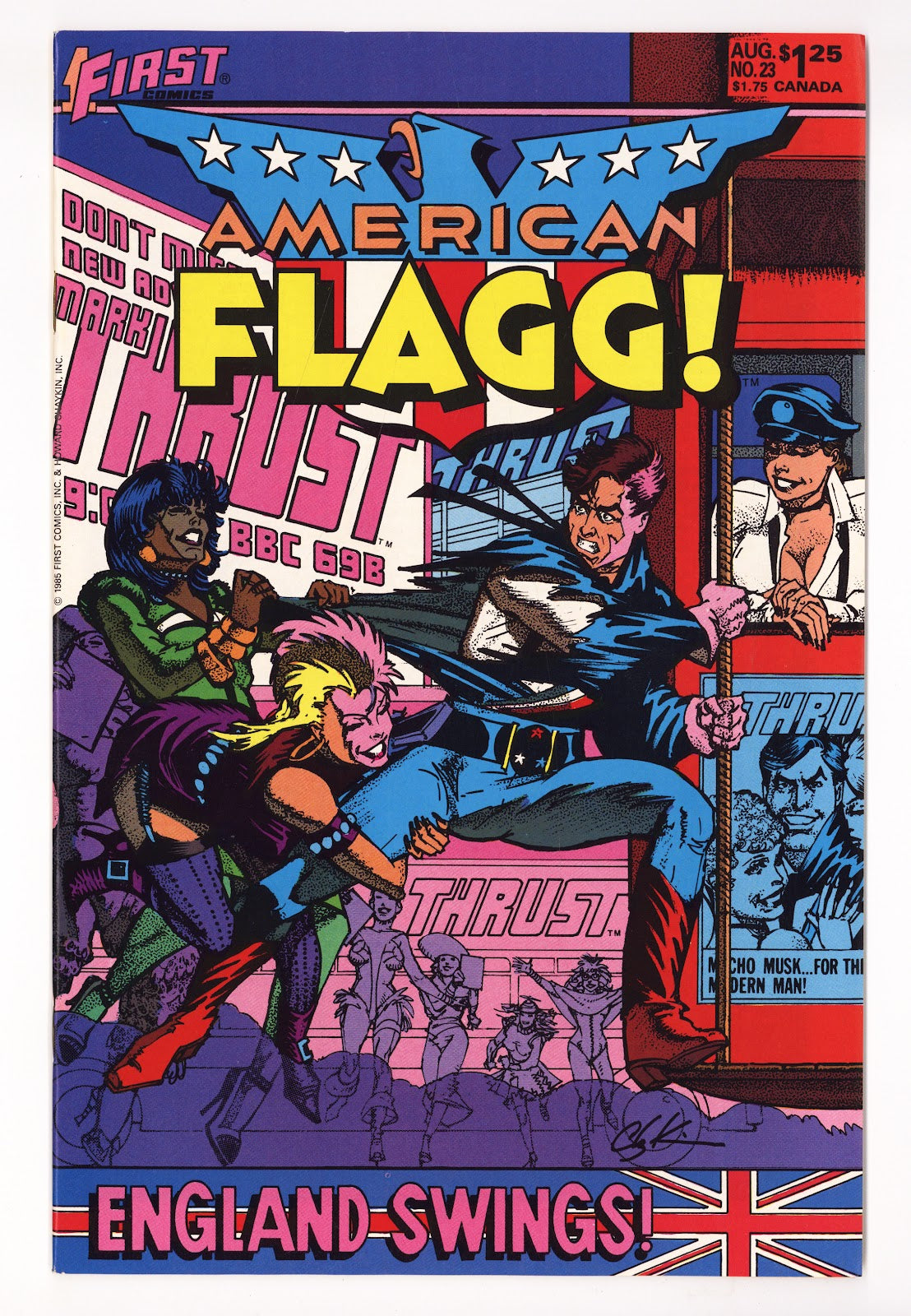American Flagg! Vol 1 23 High Grade (1985)  
