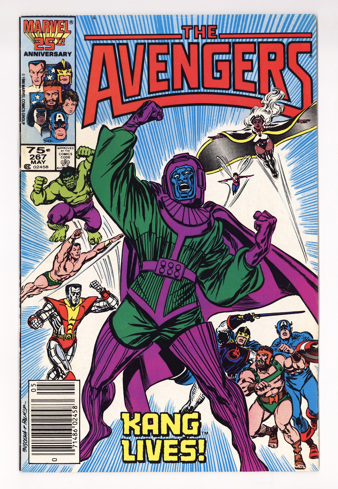 The Avengers Vol 1 267 Low Grade (1986) Canadian Price Variant 