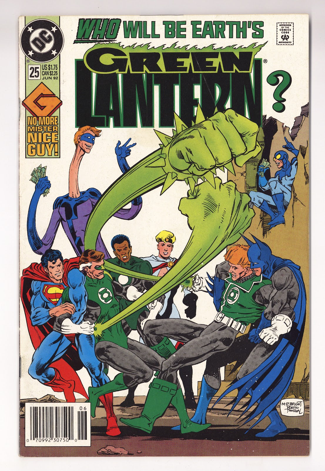 Green Lantern Vol 3 25  Mid Grade   (1992)   Newsstand