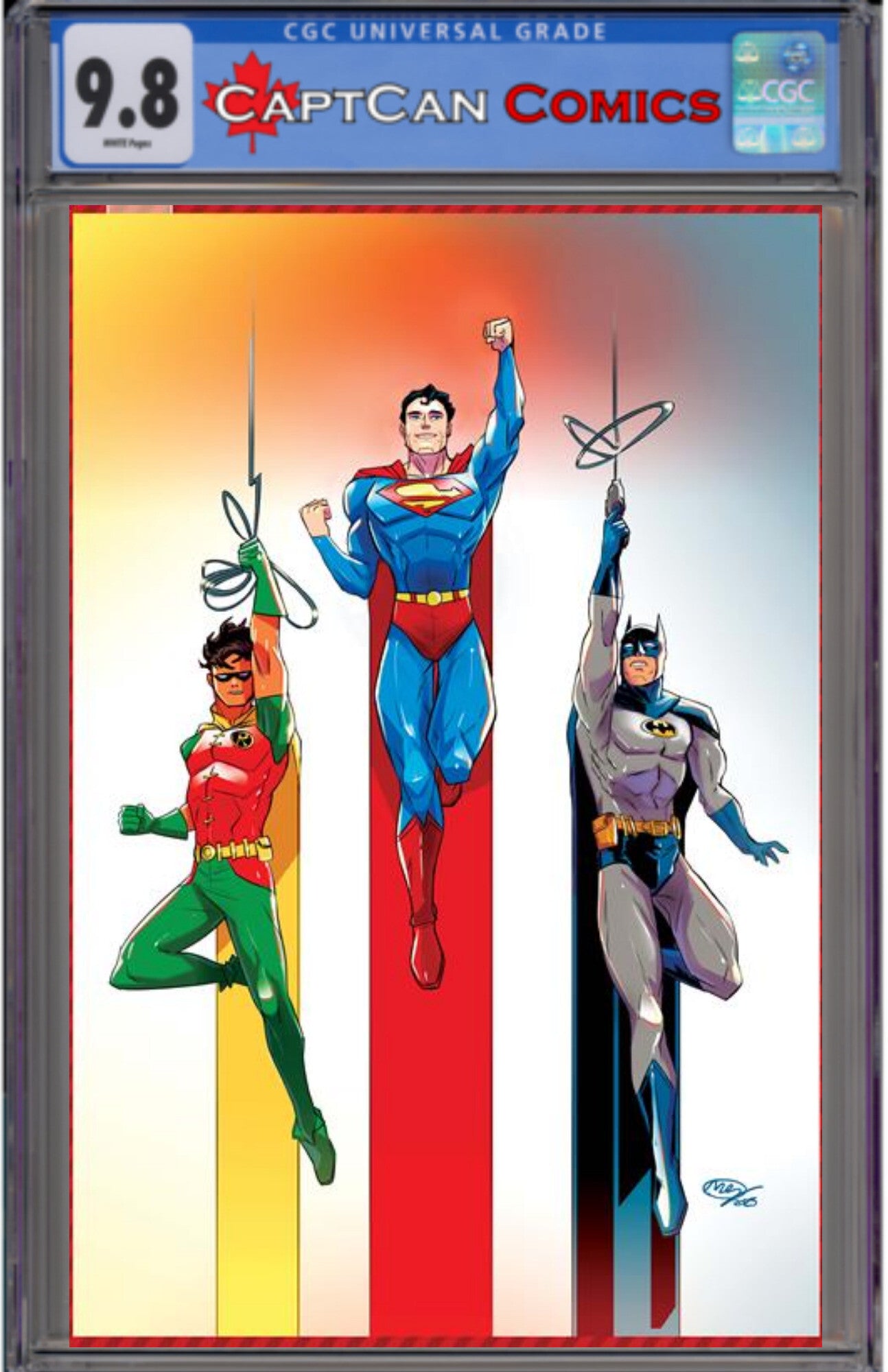 BATMAN SUPERMAN WORLDS FINEST #48 CVR D MEGAN HUANG CARD STOCK VAR