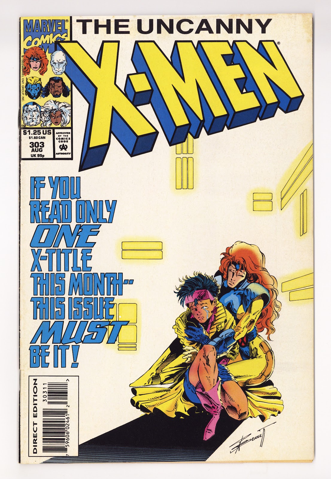 The Uncanny X-Men Vol 1 303  High Grade   (1993)