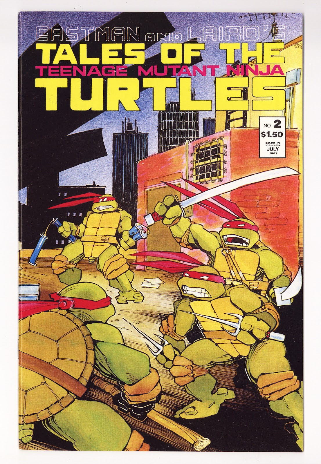 Tales of the Teenage Mutant Ninja Turtles Vol 1 2  VF/NM (9.0)   (1987)     