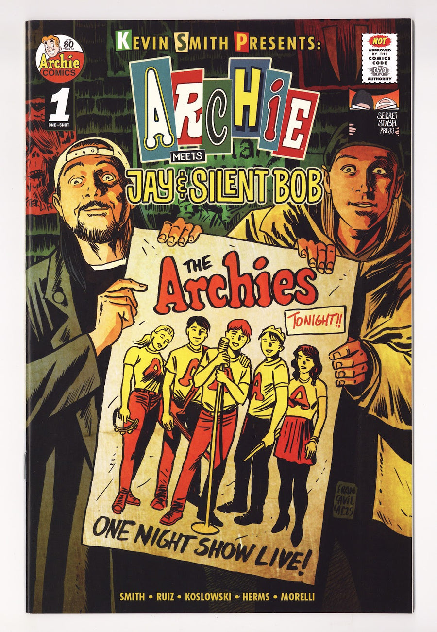 Archie Meets Jay & Silent Bob 1 High Grade (2025) Francavilla Variant 