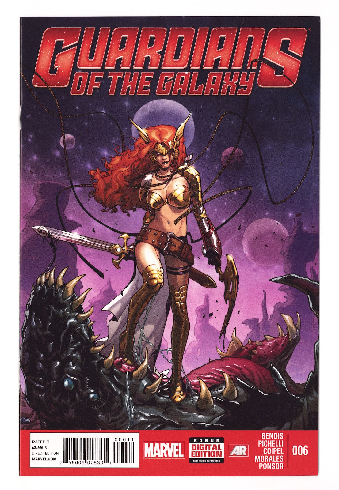 Guardians of the Galaxy Vol 3 6  High Grade   (2013)   Direct Edition - Sara Pichelli Cover  