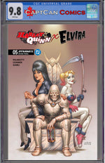 HARLEY QUINN X ELVIRA #5 CVR C JOSEPH MICHAEL LINSNER VAR thumbnail