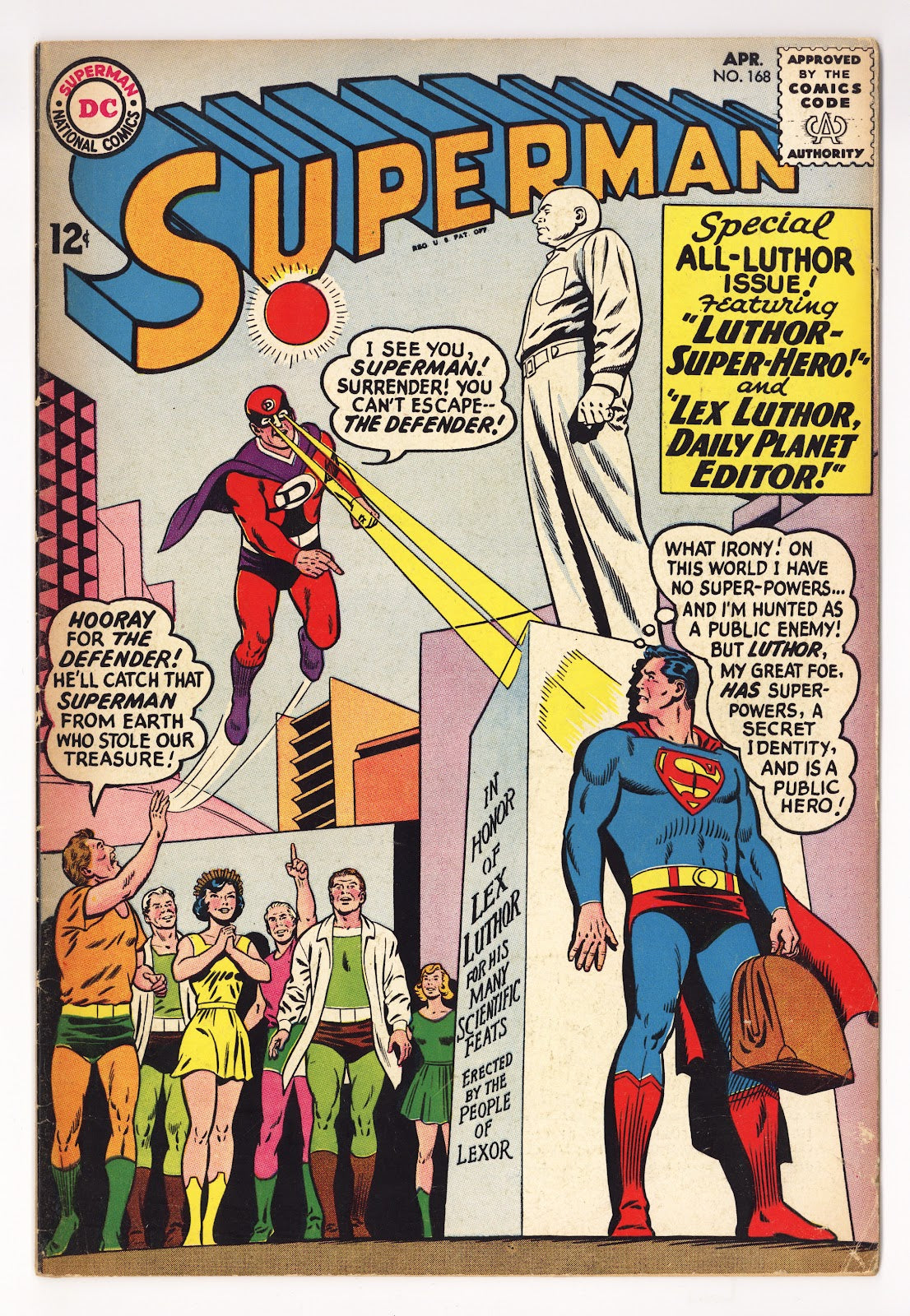Superman Vol 1 168  VG+ (4.5)   (1964)     