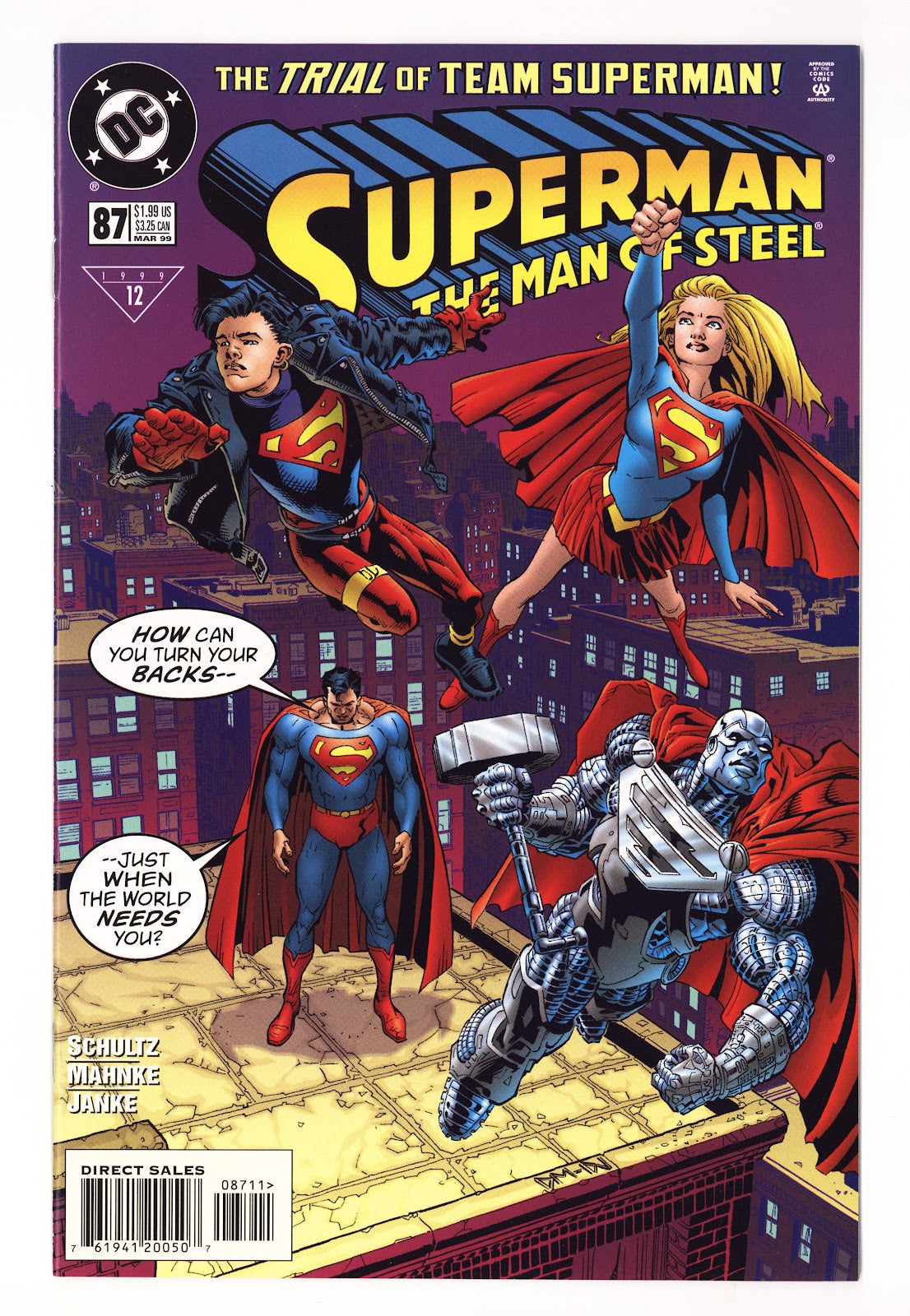 Superman: The Man of Steel   87  High Grade   (1999) Sales     