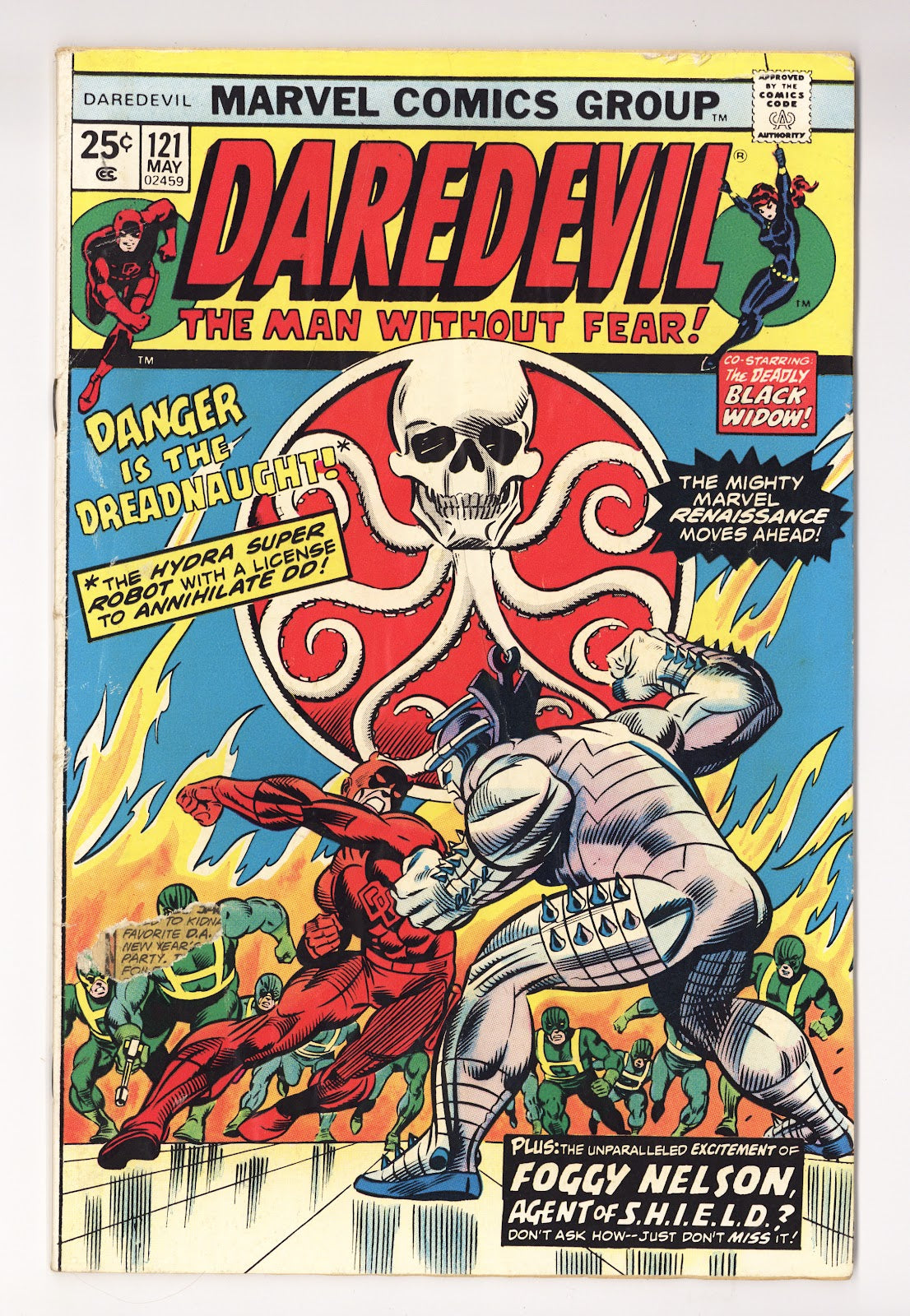 Daredevil Vol 1 121 Very Low Grade (1975) 