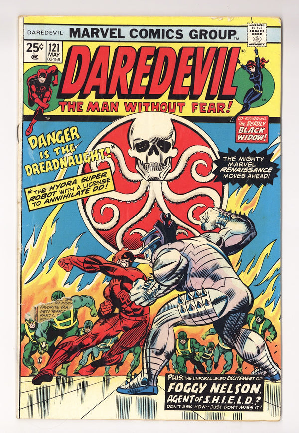 Daredevil Vol 1 121 Very Low Grade (1975)