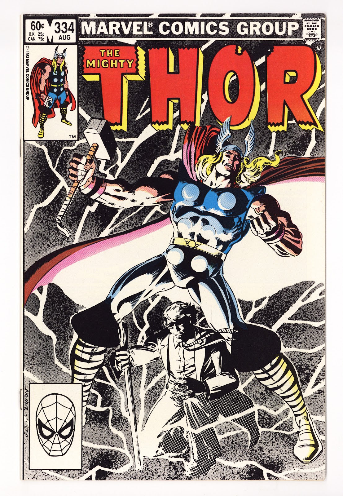 Thor Vol 1 334 High Grade (1983) Direct 