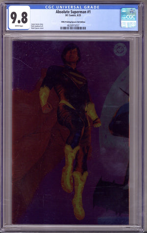 Absolute Superman 1 CGC 9.8 (NM/M) (2025) Spears Foil 5th Print