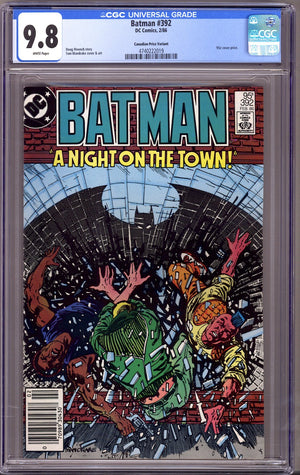 Batman Vol 1 392 CGC 9.8 (NM/M) (1986) Canadian Price Variant