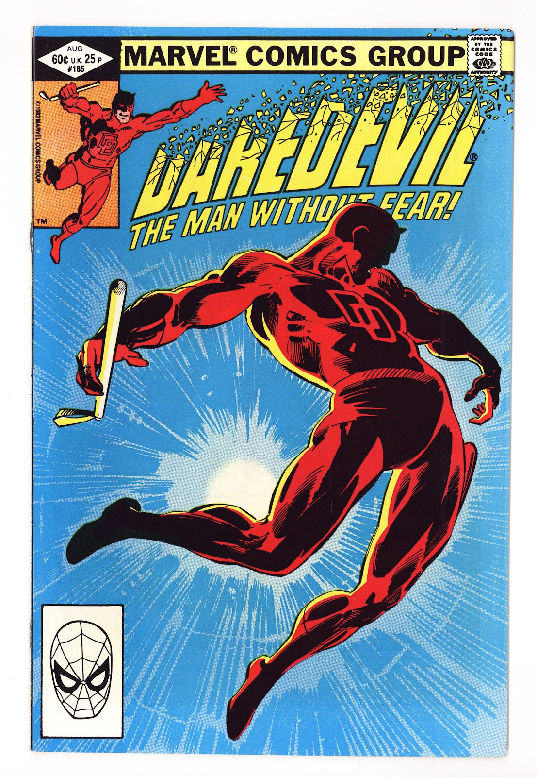 Daredevil Vol 1 185  High Grade   (1982)   Direct  