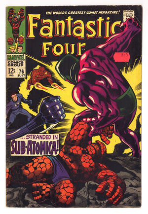 Fantastic Four Vol 1 76 VG+ (4.5) (1968)