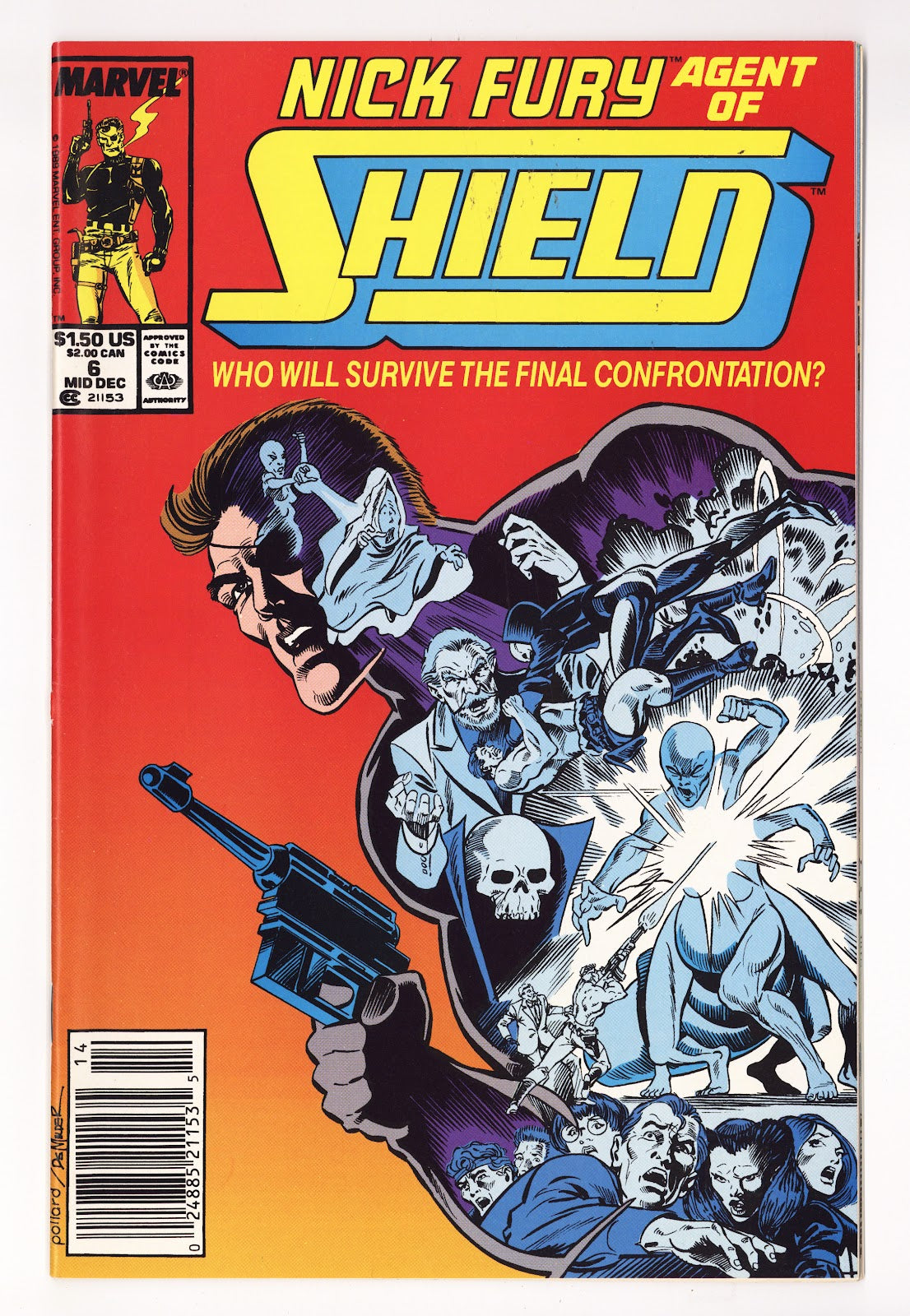 Nick Fury, Agent of S.H.I.E.L.D. Vol 2 6  High Grade   (1989)     