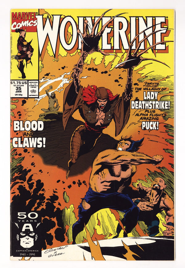 Wolverine Vol 2 34 High Grade (1990)