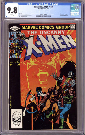 The Uncanny X-Men Vol 1 159 CGC 9.8 (NM/M)   (1982)