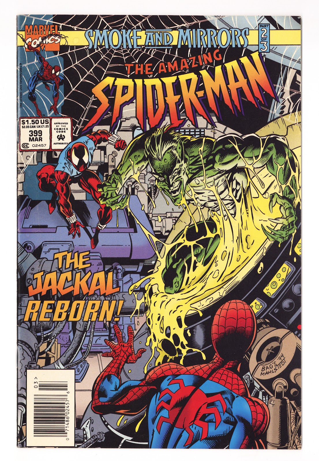 The Amazing Spider-Man Vol 1 399 Mid Grade (1995) Newsstand 