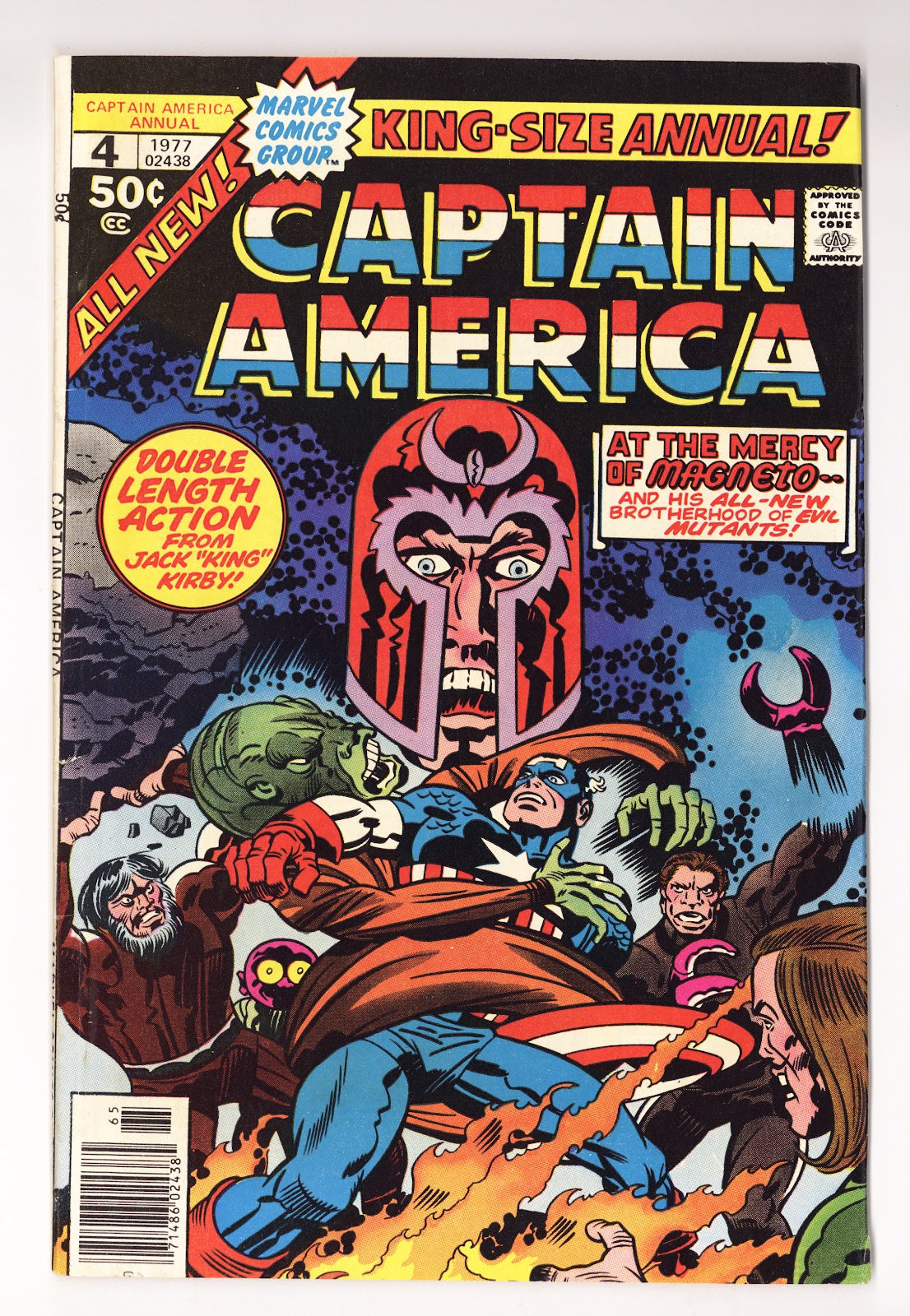 Captain America Annual Vol 1 4  Mid Grade   (1977)