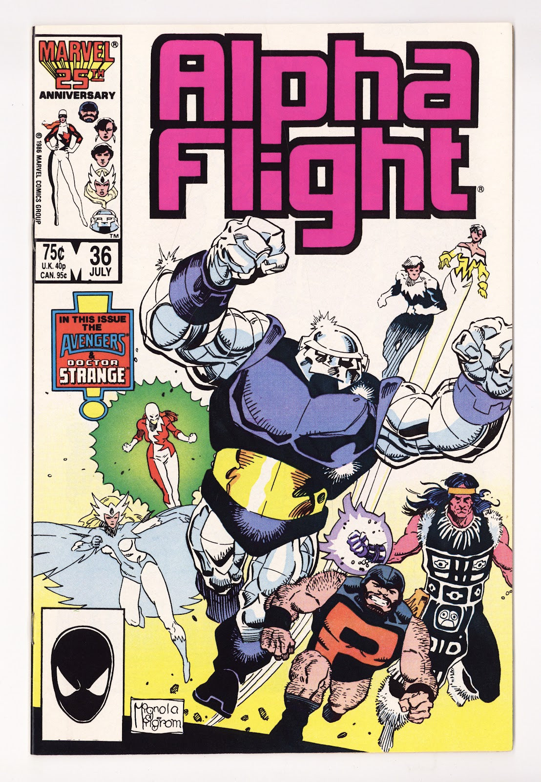 Alpha Flight Vol 1 36 High Grade (1986) Direct 