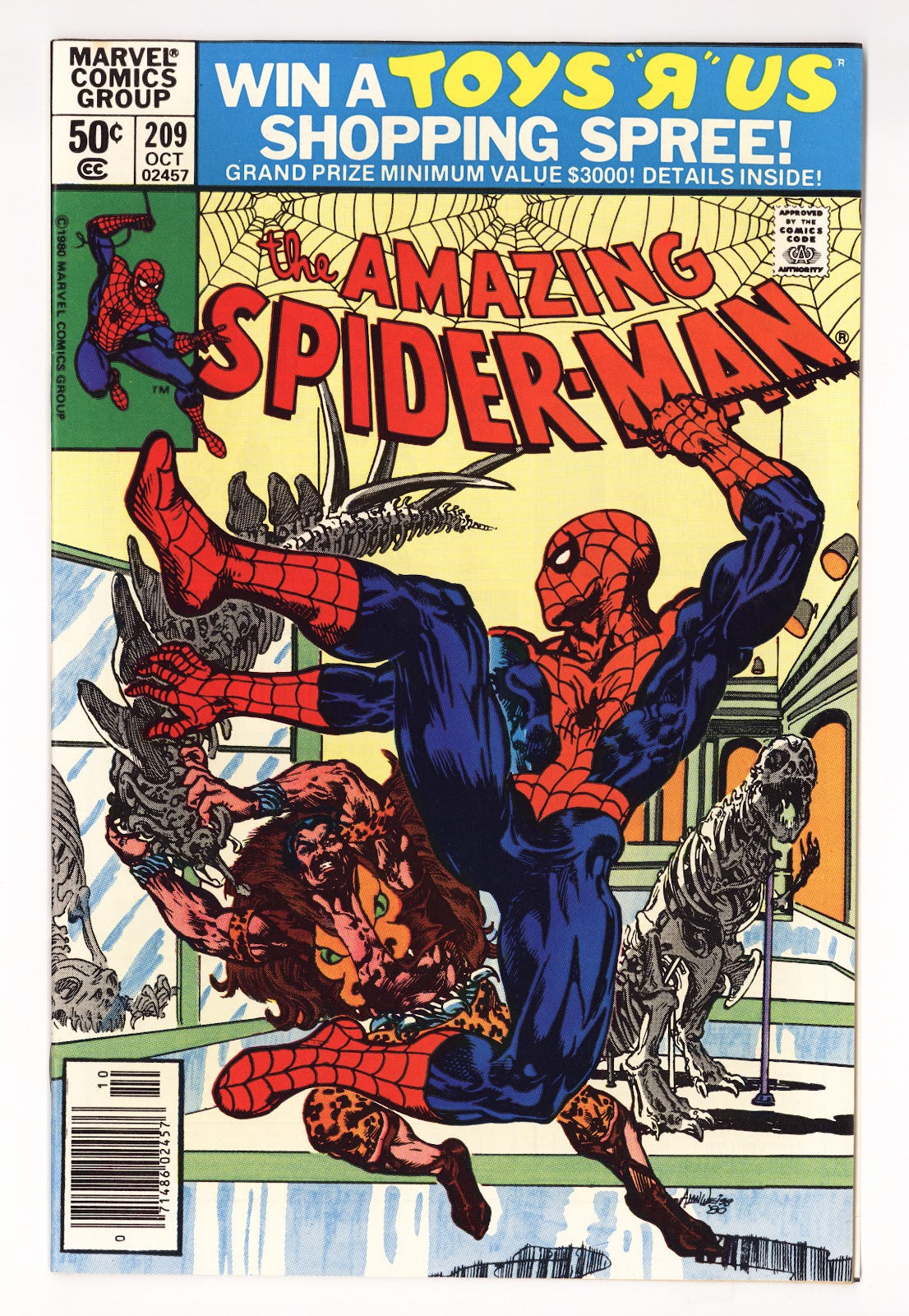 The Amazing Spider-Man Vol 1 209  VF (8.0)   (1980)   Newsstand