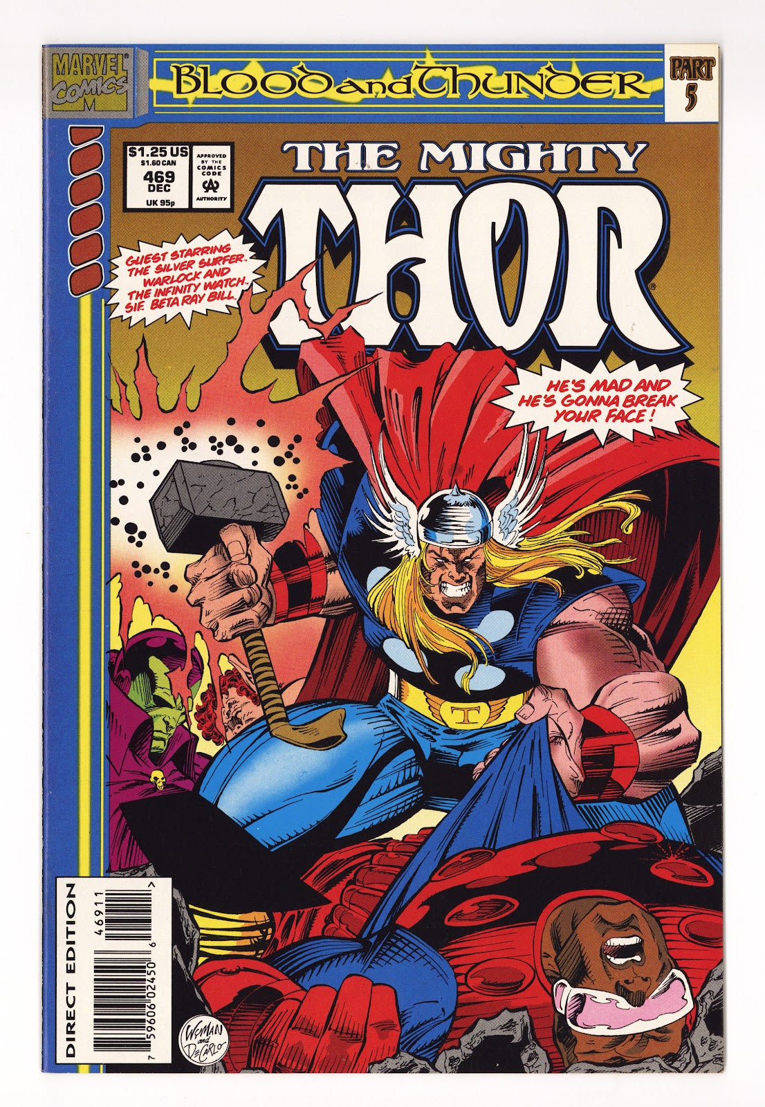 Thor Vol 1 469  High Grade   (1993)