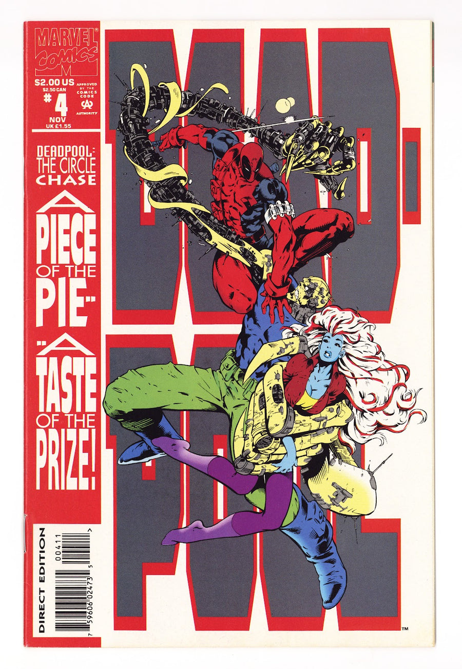 Deadpool: The Circle Chase Vol 1 4  VF (8.0)   (1993)     