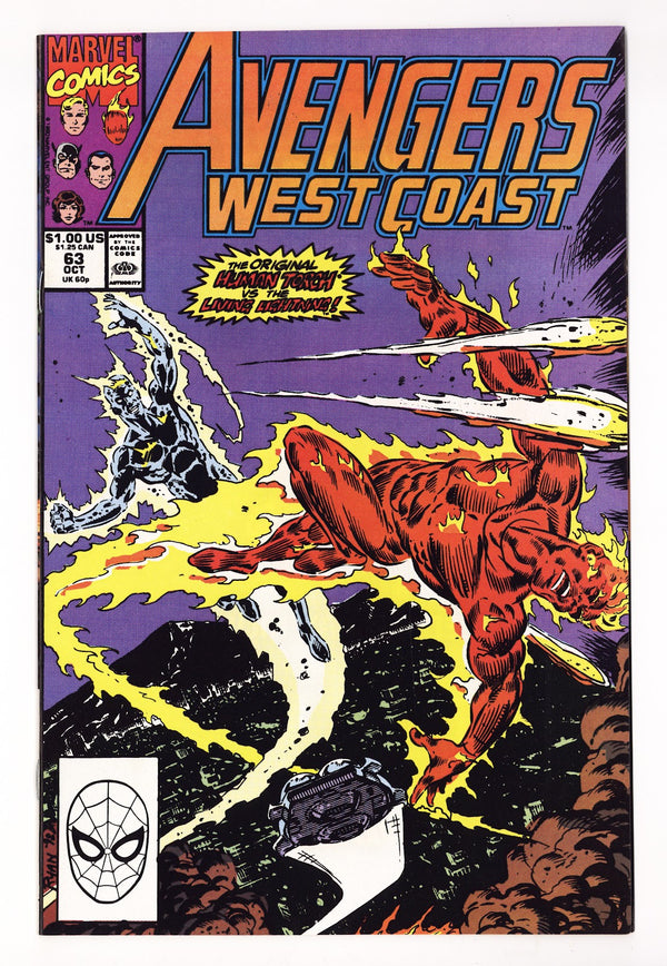 Avengers West Coast Vol 2 63 High Grade (1990) Direct