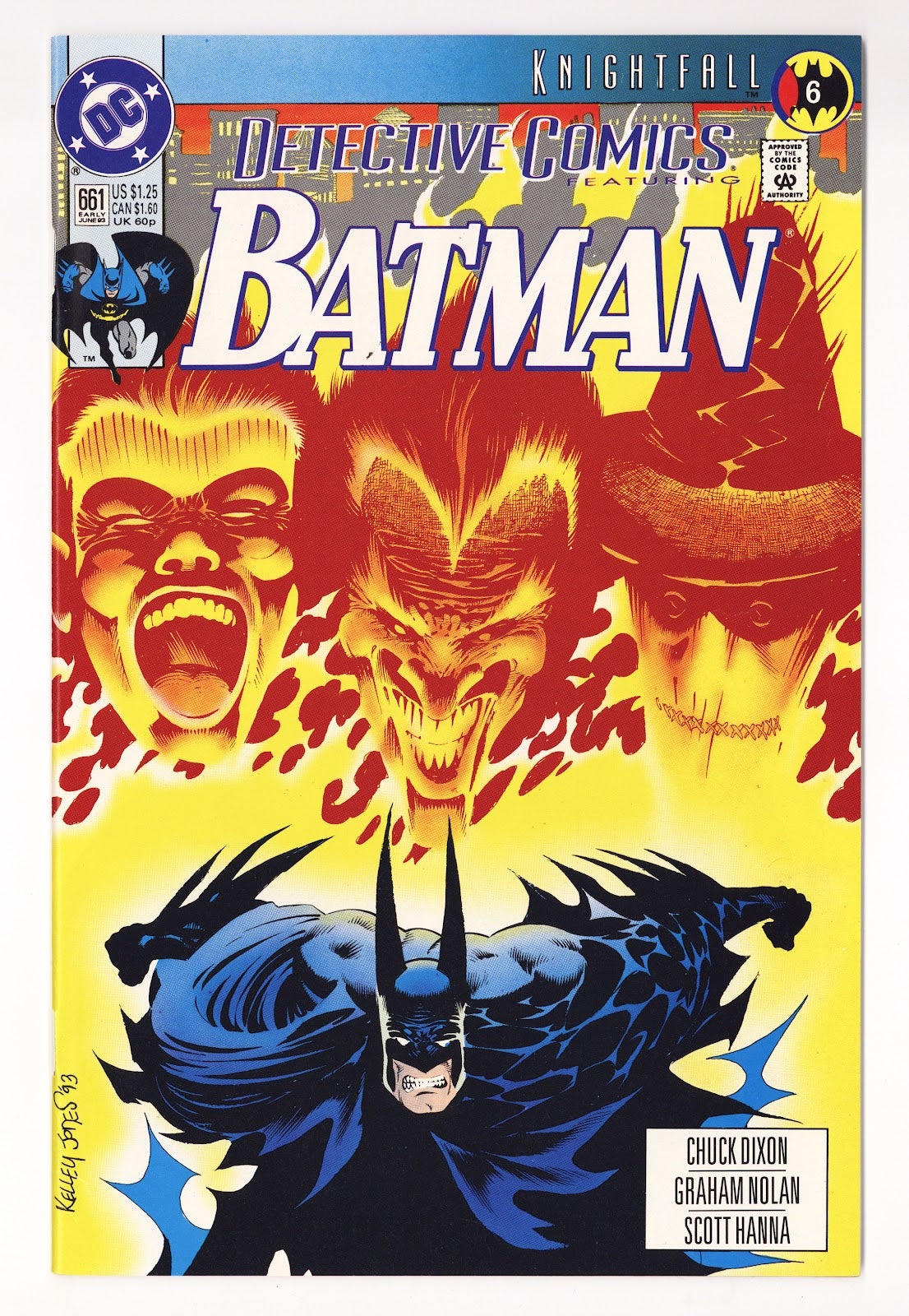 Detective Comics Vol 1 661  High Grade   (1993)