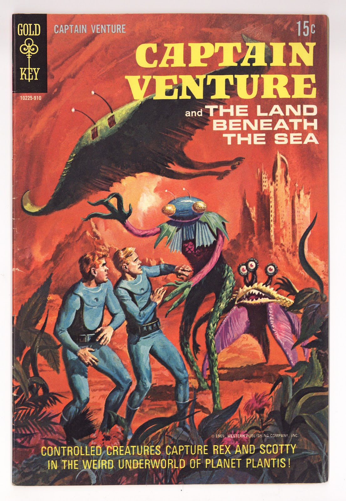 Captain Venture and the Land Beneath the Sea   2  Mid Grade   (1969)     