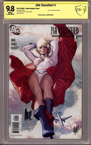 JSA: Classified 1 CBCS 9.8 (NM/M) (2005) Signed x1 Cover Adam Hughes