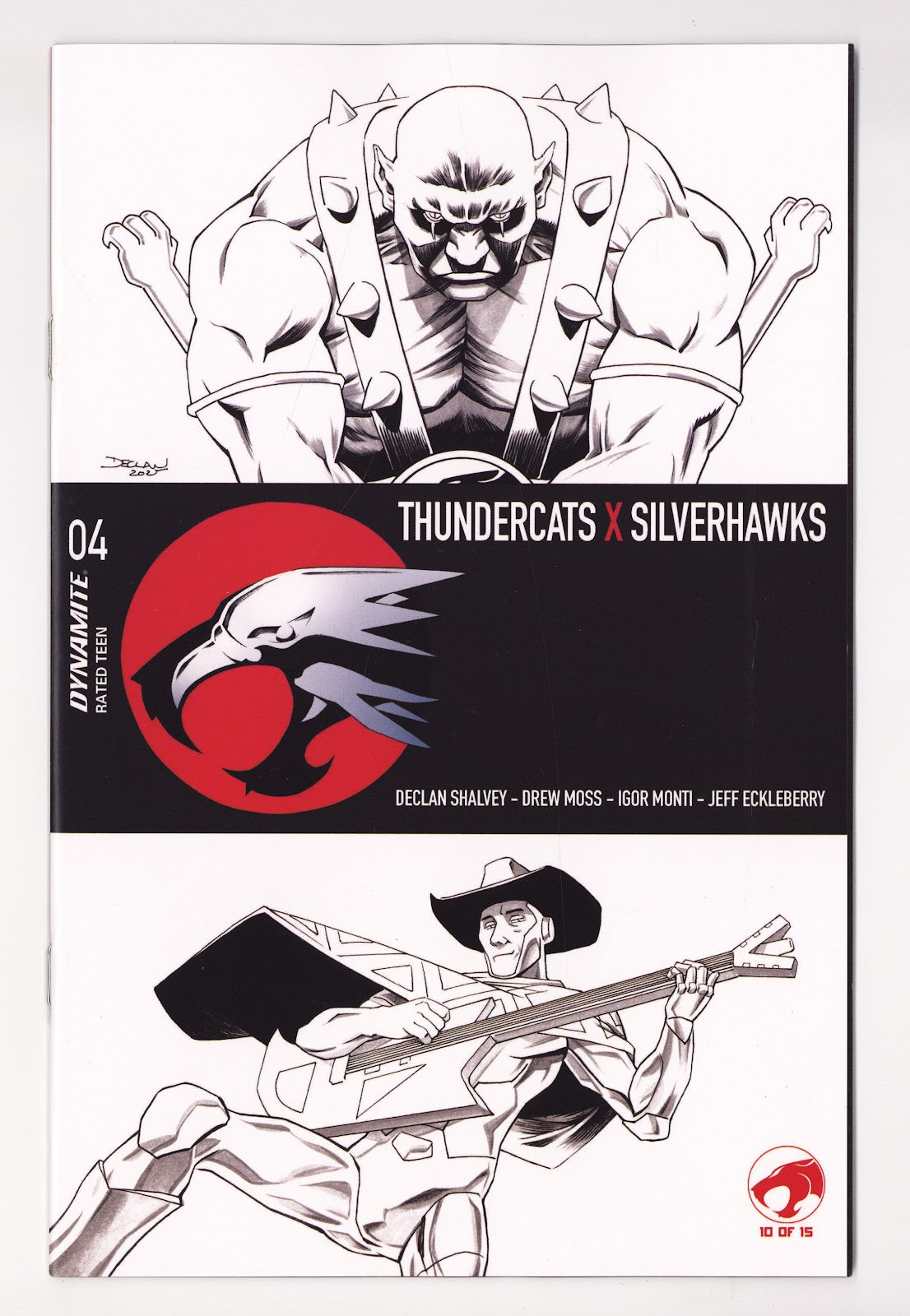 Thundercats X Silverhawks  4 Shalvey  B&W Variant   (2026)