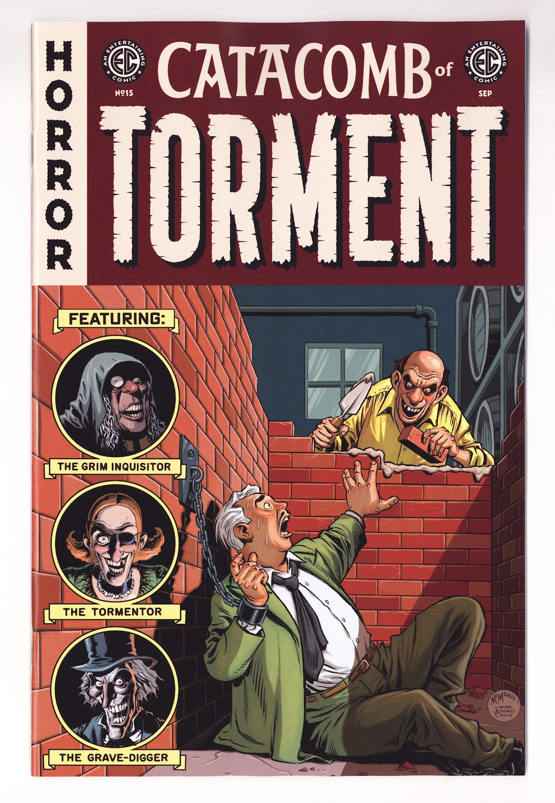 EC Catacomb of Torment  15 Mcmanus  Homage Incentive NM (9.4) NM (9.4) (2026)