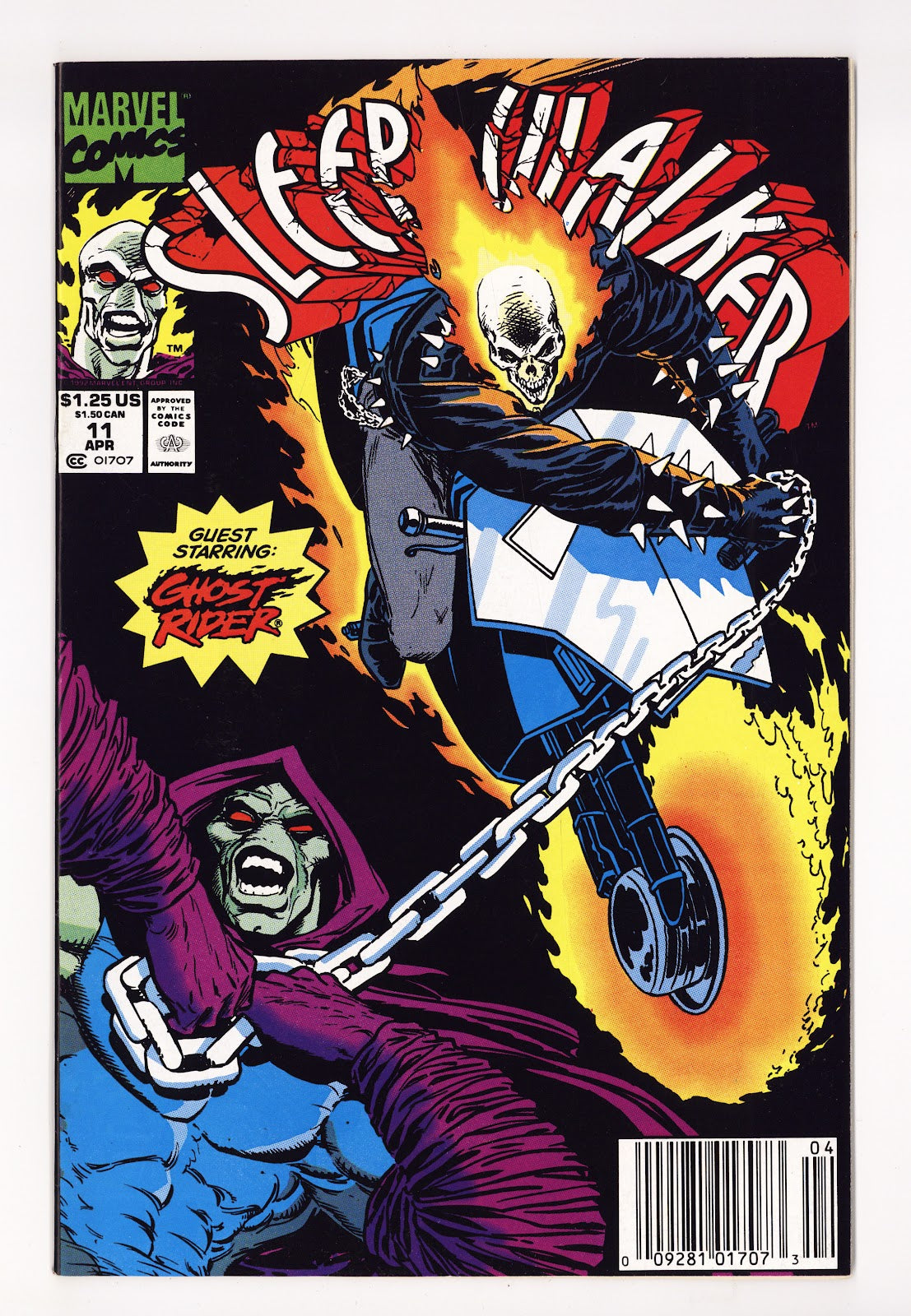 Sleepwalker 11 High Grade (1992) Newsstand 