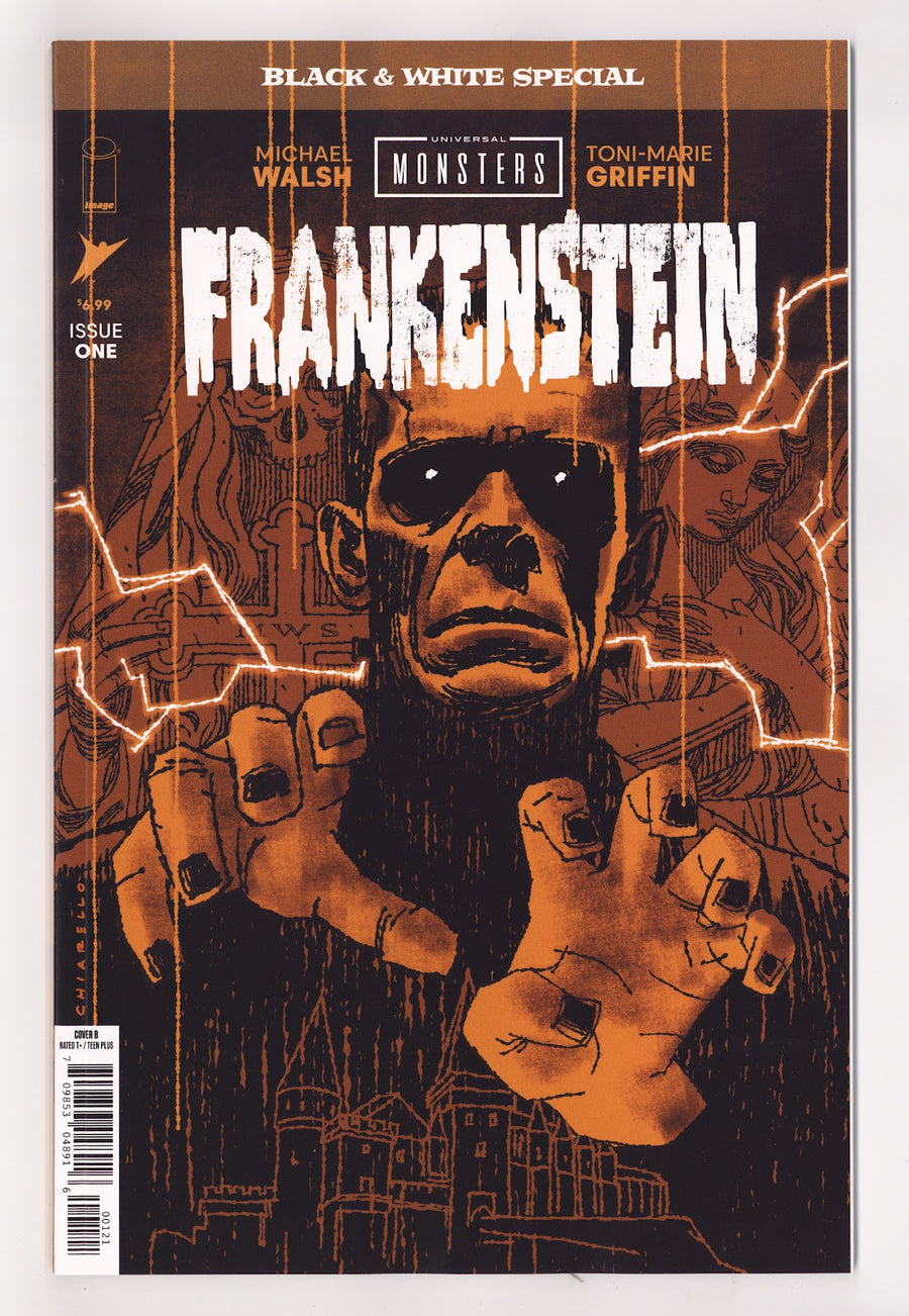 Universal Monsters Frankenstein B&w Special #1 Chiarello Variant
