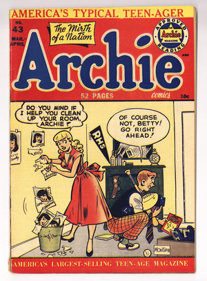 Archie Comics Vol 1 43 VG/FN (5.0) (1950)