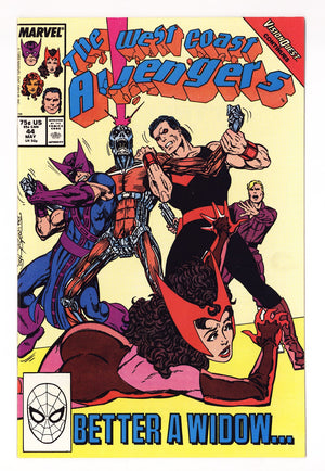 West Coast Avengers Vol 2 44 Mid Grade (1989)