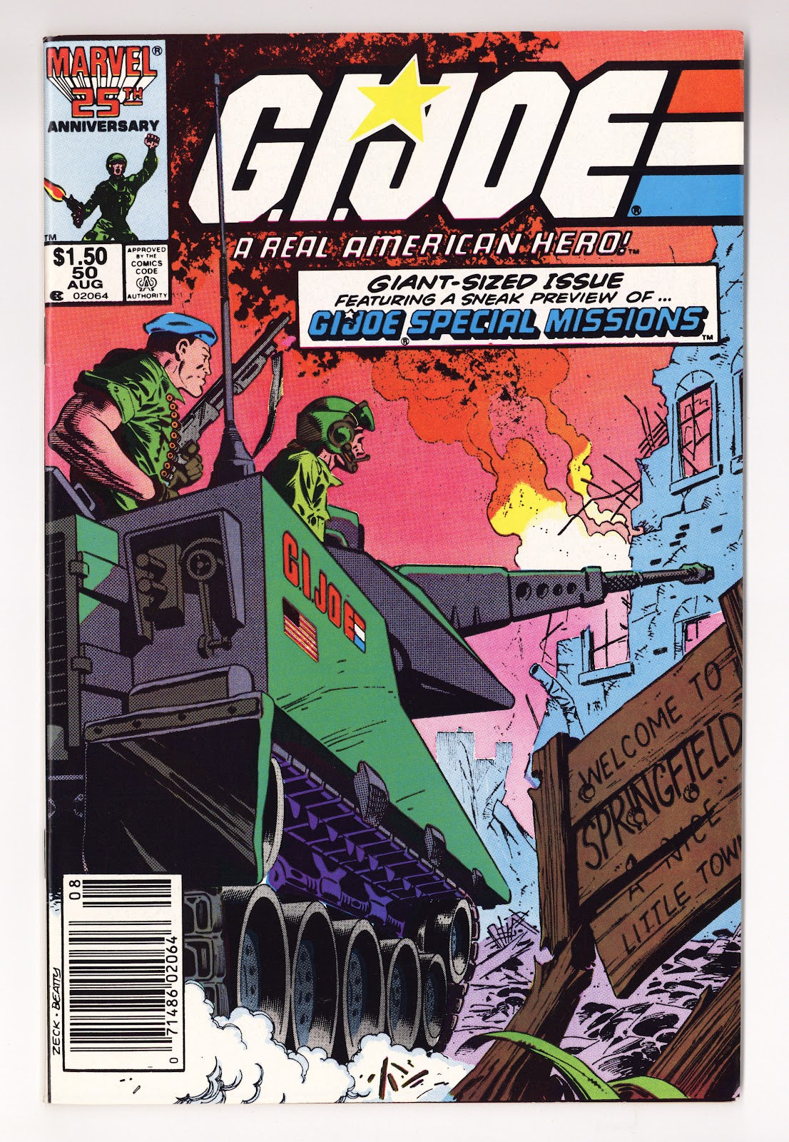 G.I. Joe, A Real American Hero Vol 1 50  VF/NM (9.0)   (1986)   Canadian  