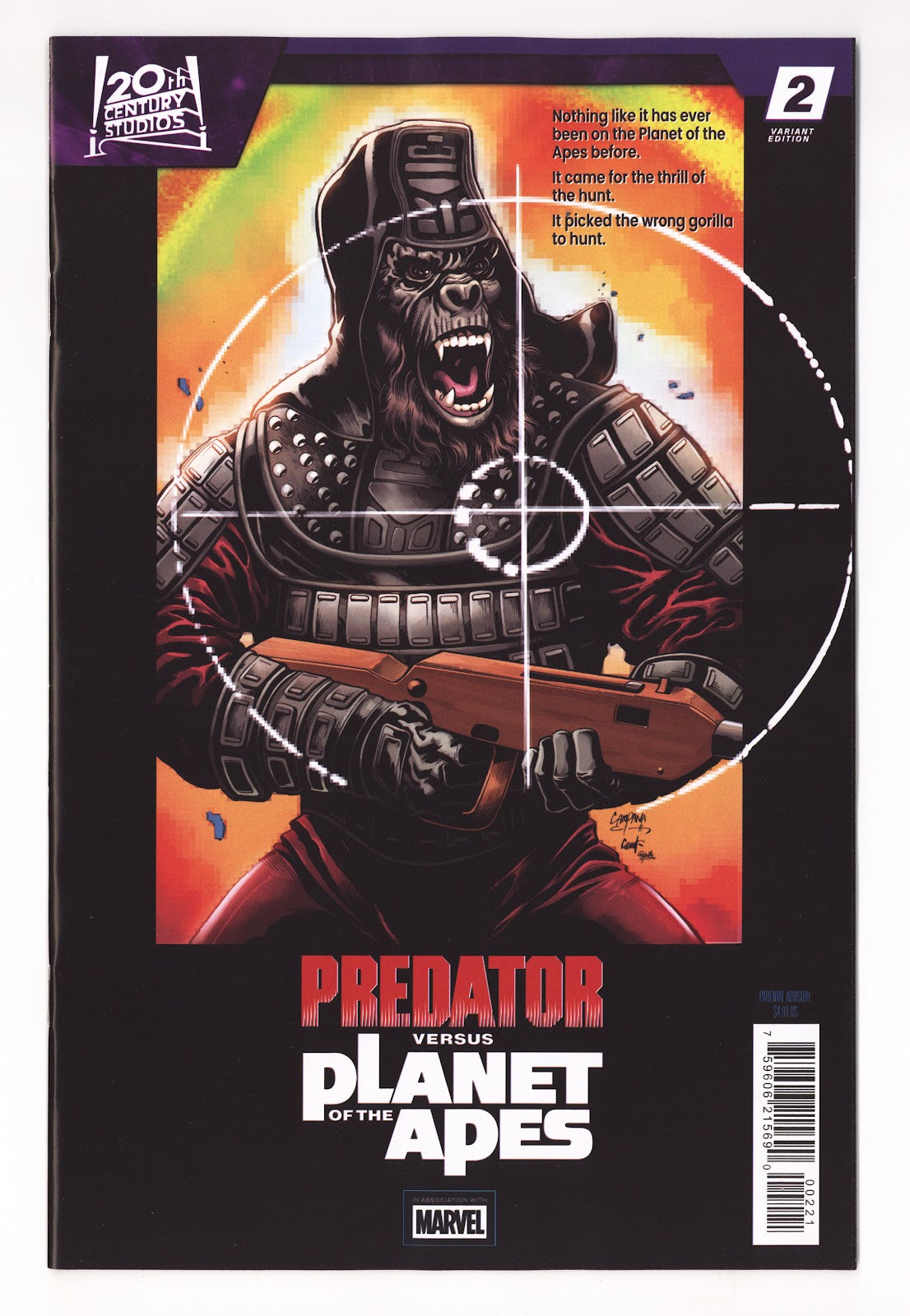 Predator Vs. the Planet of the Apes 2 Poster Homage Variant (2026)