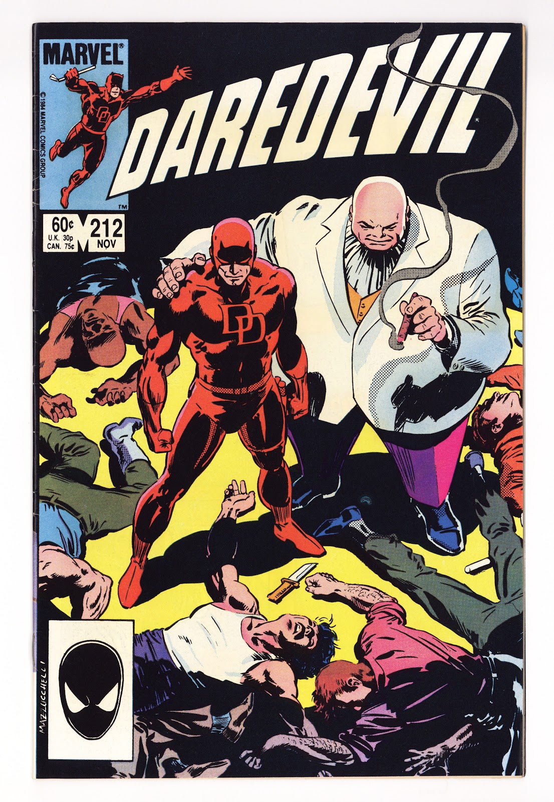 Daredevil Vol 1 212  Mid Grade   (1984)     