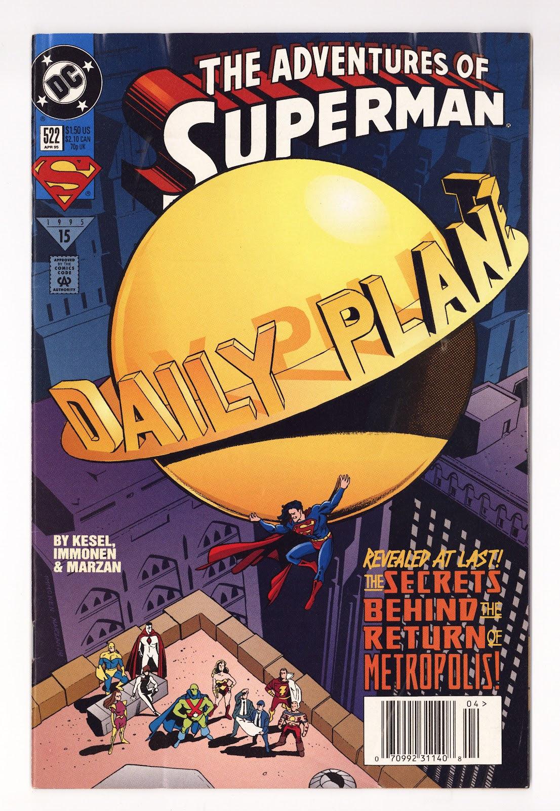 Adventures of Superman Vol 1 522  Low Grade   (1995)   Newsstand  
