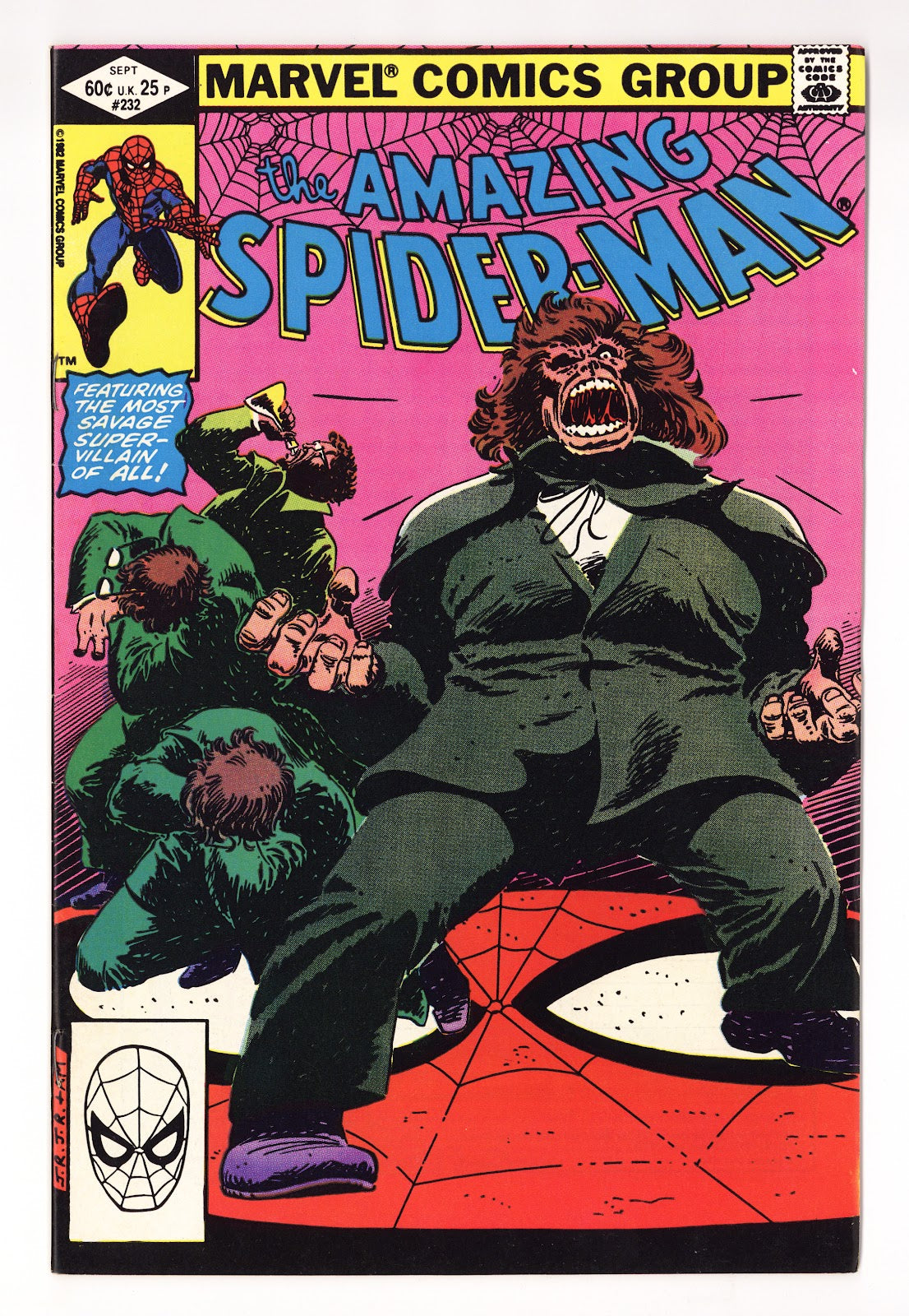 The Amazing Spider-Man Vol 1 232  VF+ (8.5)   (1982)