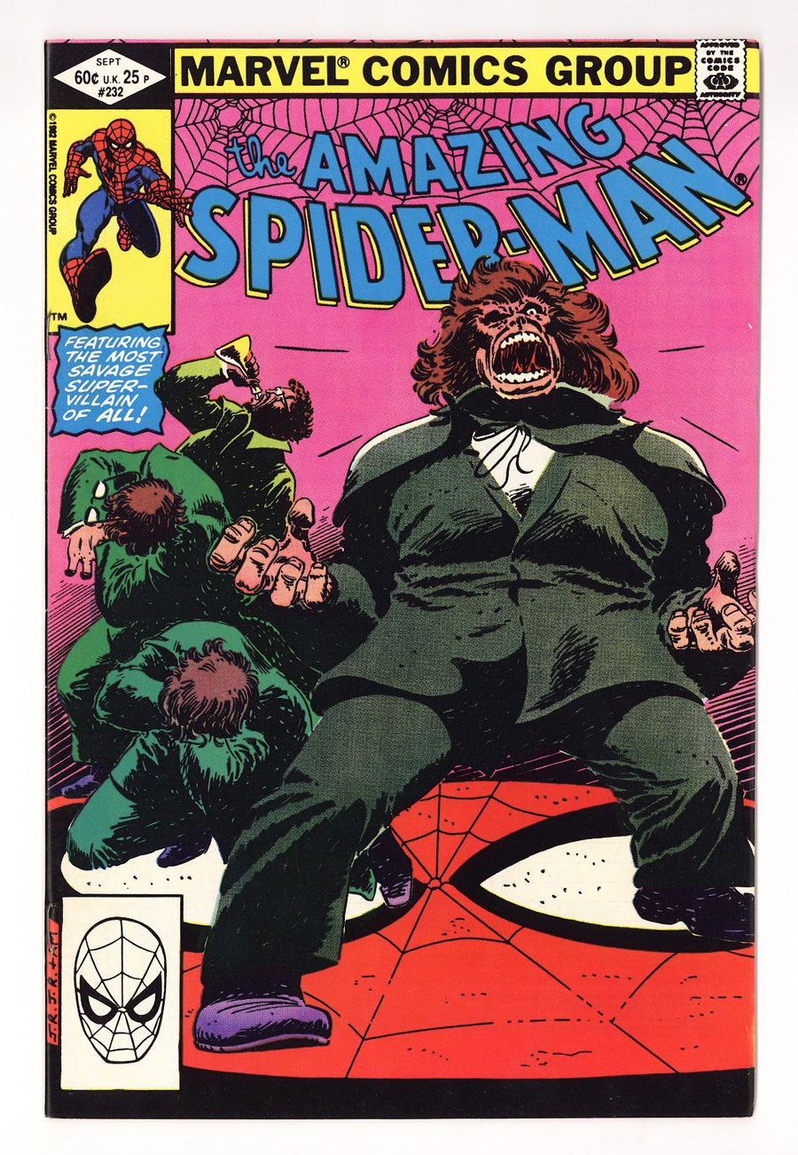 The Amazing Spider-Man Vol 1 232  VF+ (8.5)   (1982)