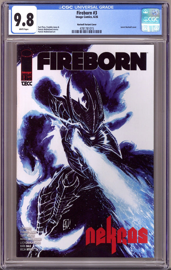 Fireborn   3 CGC 9.8 (NM/M)   (2026) Hartnell   Variant