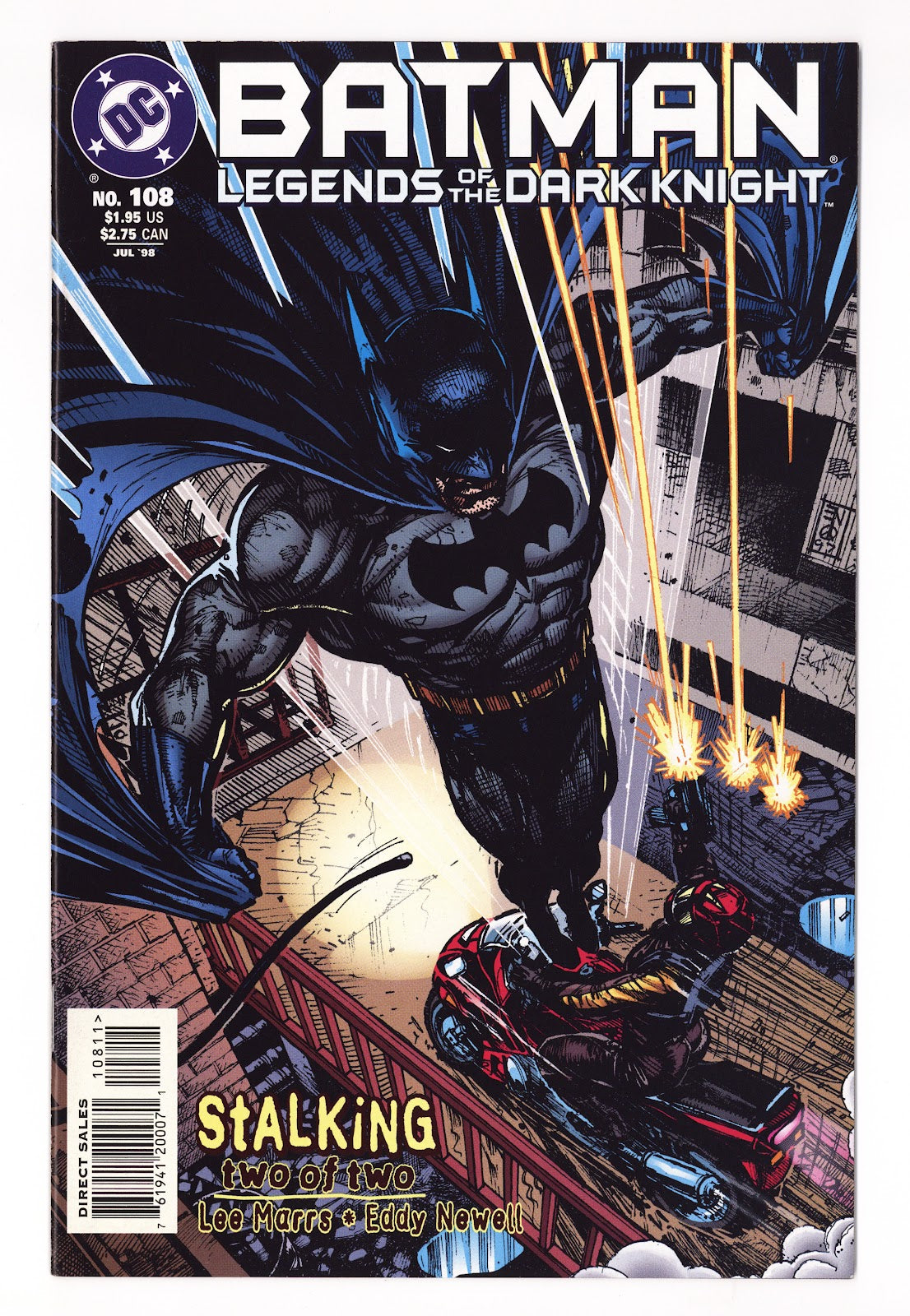 Batman: Legends of the Dark Knight 108 High Grade (1998) Direct Sales 