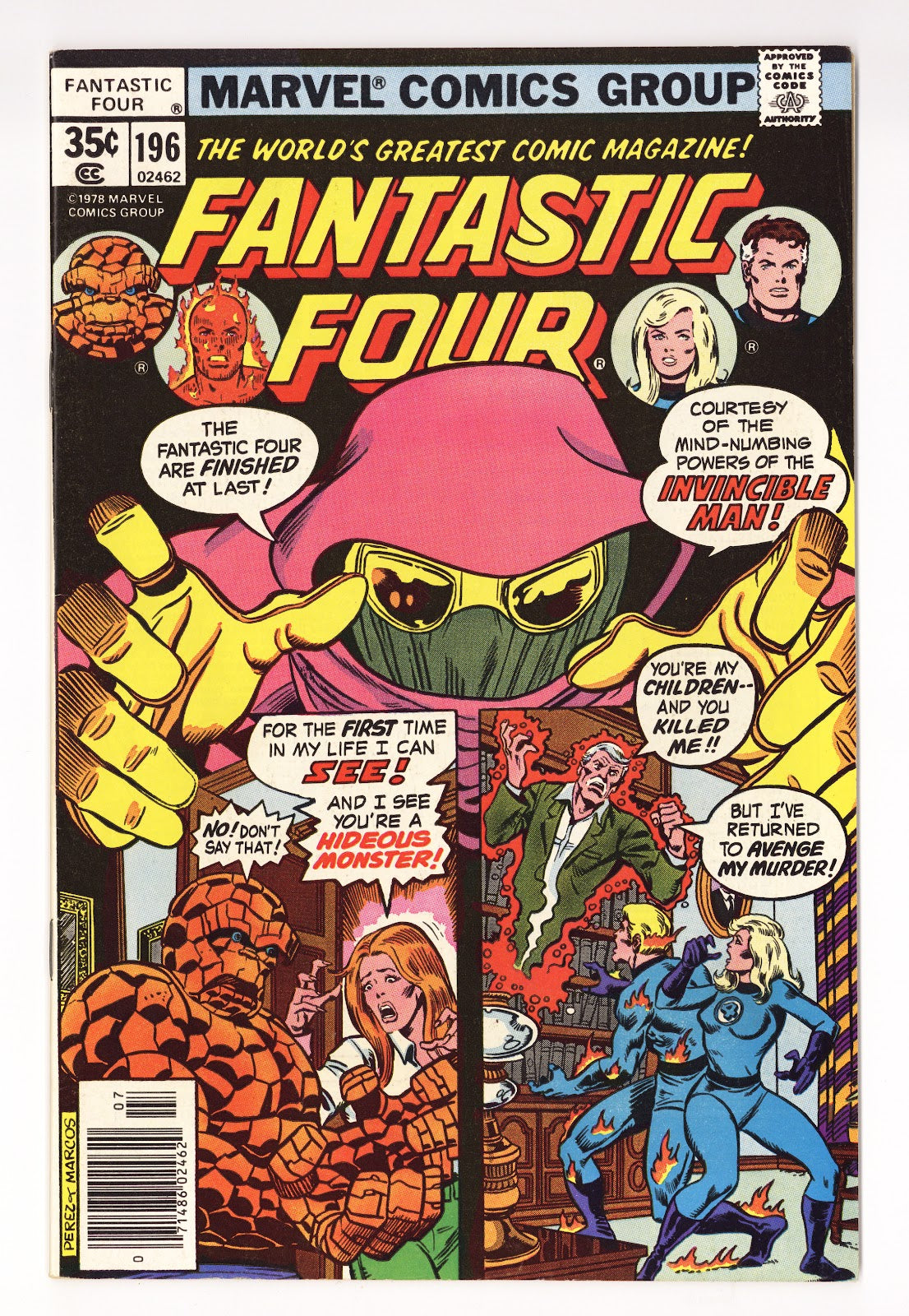 Fantastic Four Vol 1 196 Mid Grade (1978) 